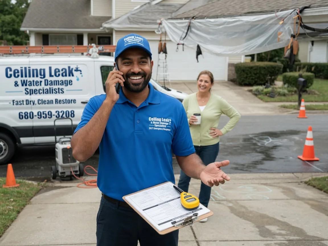 Ceiling Leak Cleanup Hebron, ND FAQs